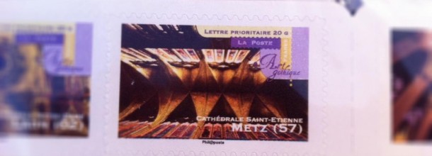 Un timbre de la cathédrale de Metz en vente!