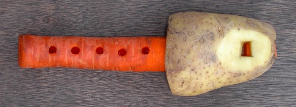 P’tit Déj musical végétal : batterie de fruits et de légumes à l’honneur P’tit Déj musical végétal : batterie de fruits et de légumes à l’honneur