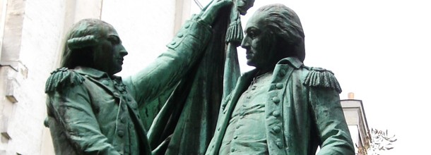 La statue de Lafayette par Bartlett La statue de Lafayette par Bartlett